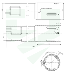 Prodloužení vrutu Bayos 500 mm